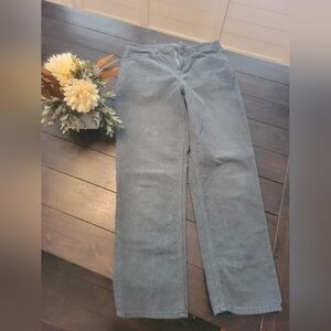 American Eagle Outfitters Deep Green Straight Leg Jeans - Size 8